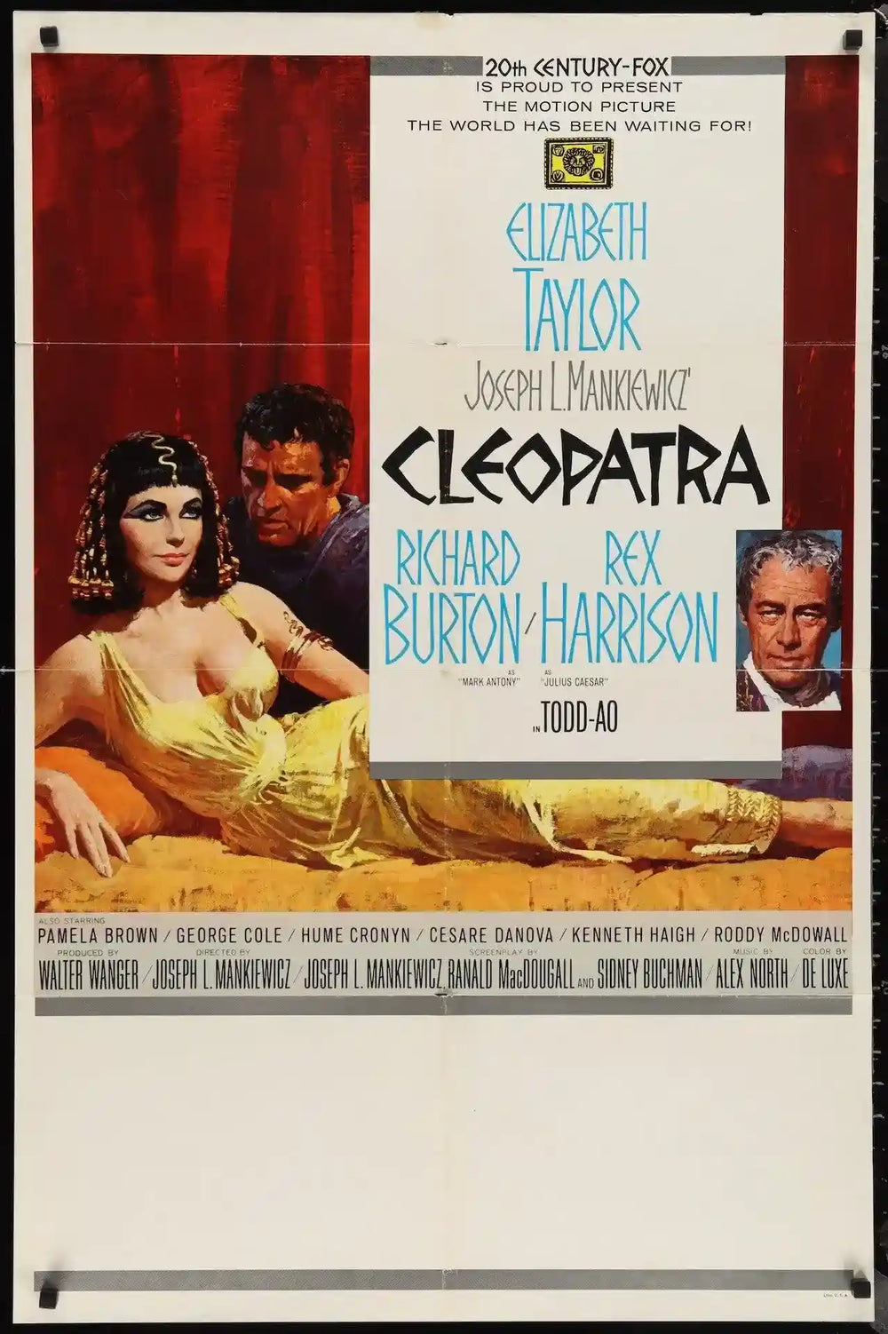 Cleopatra Original Vintage Movie Poster