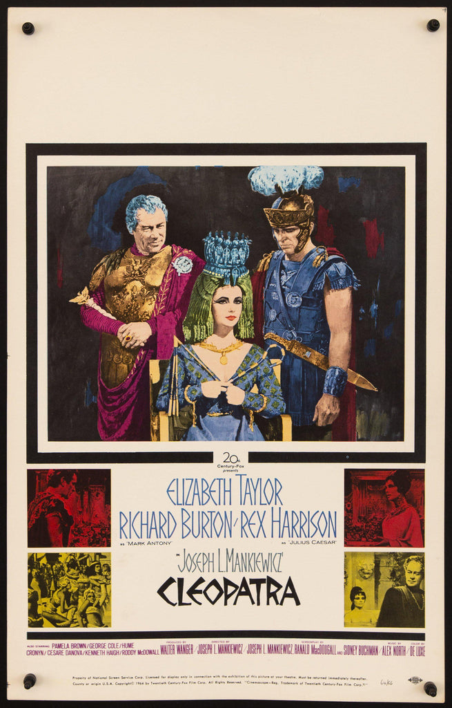 Cleopatra Original Vintage Movie Poster