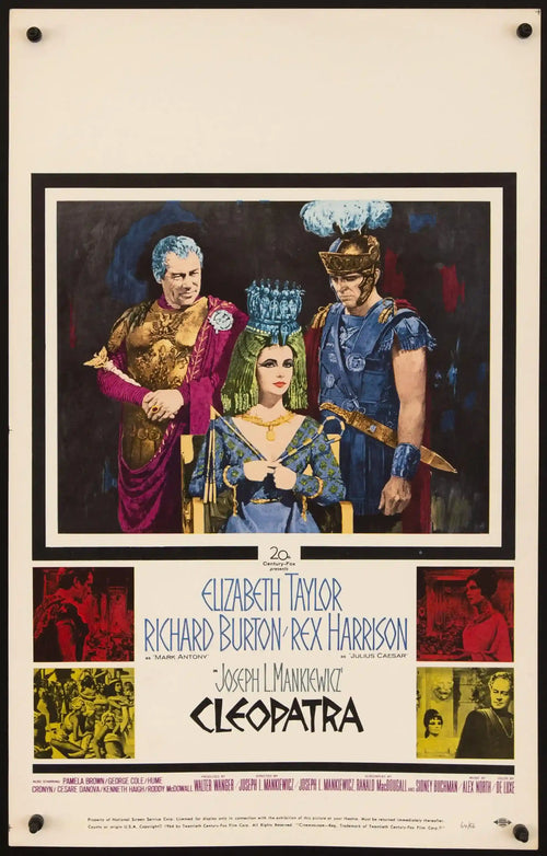 Cleopatra Original Vintage Movie Poster