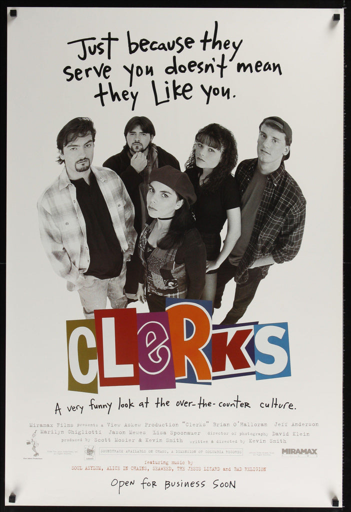 Clerks Original Vintage Movie Poster