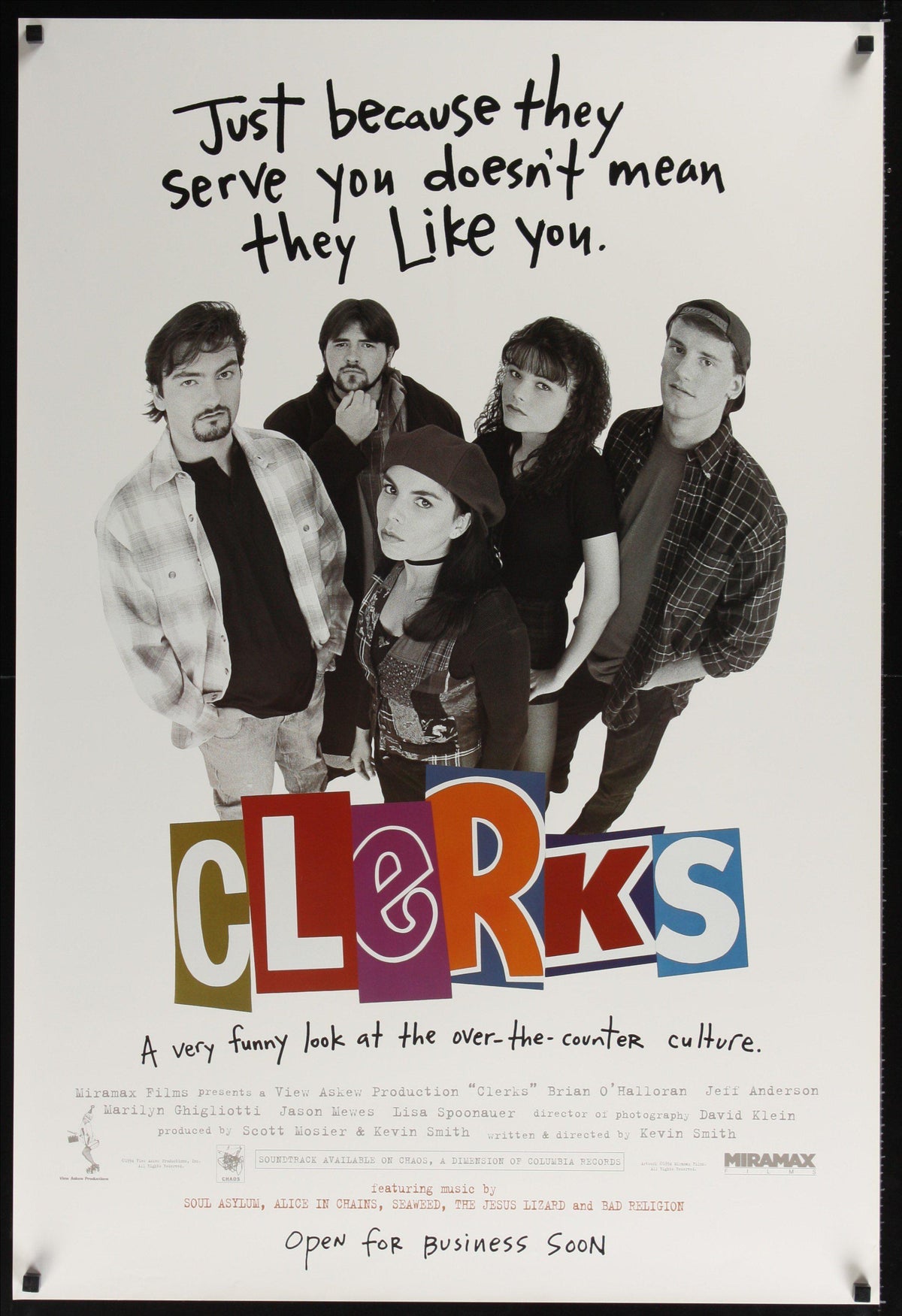 Clerks Original Vintage Movie Poster
