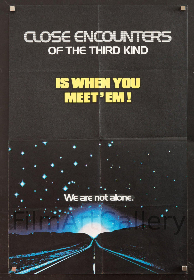 Close Encounters of the Third 3rd Kind British Double Crown (20x30) Original Vintage Movie Poster