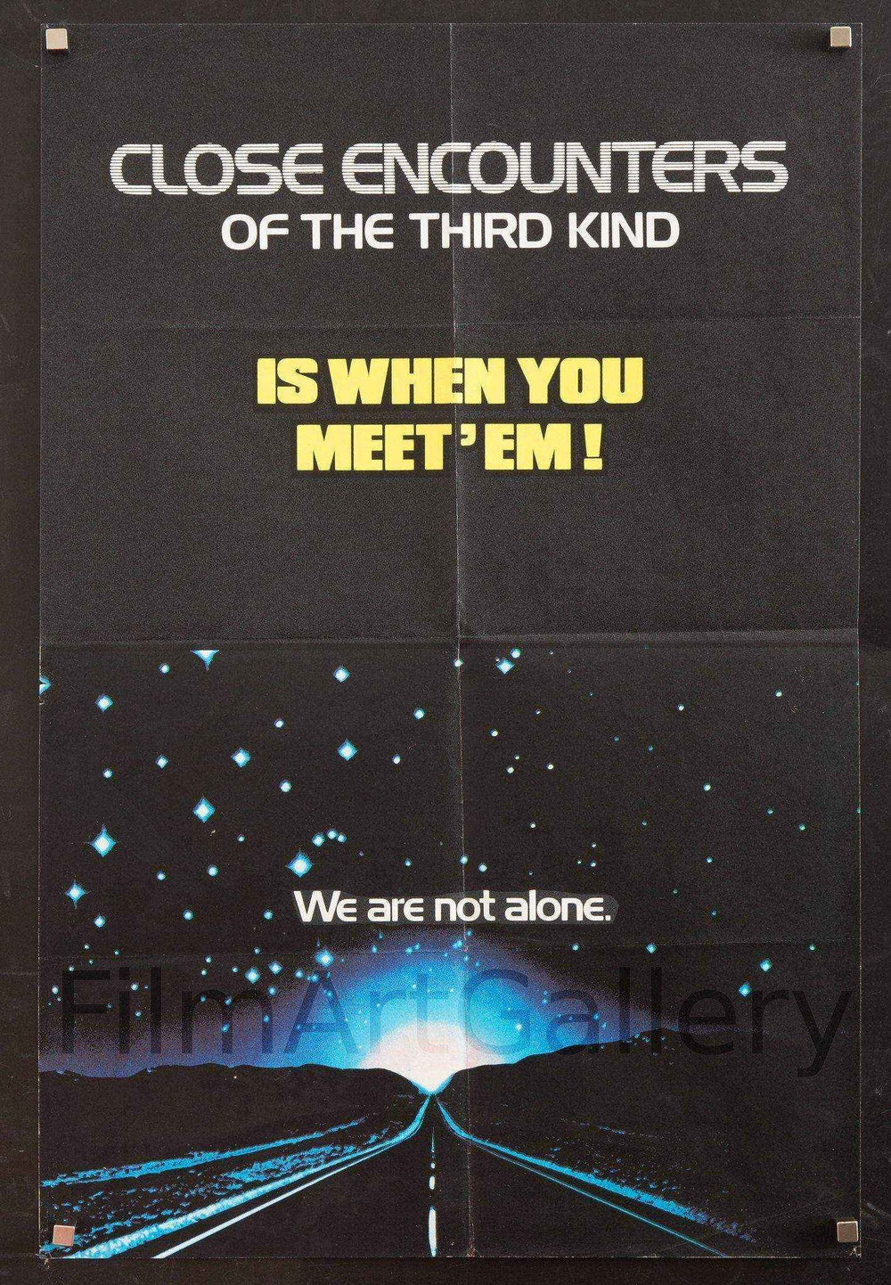 Close Encounters of the Third 3rd Kind Original Vintage Movie Poster