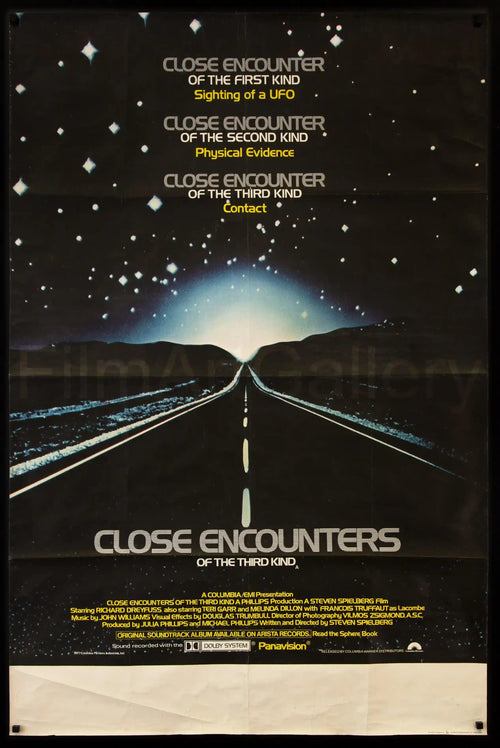 Close Encounters of the Third 3rd Kind Original Vintage Movie Poster