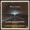Close Encounters of the Third Kind 6 Sheet (81x81) Original Vintage Movie Poster