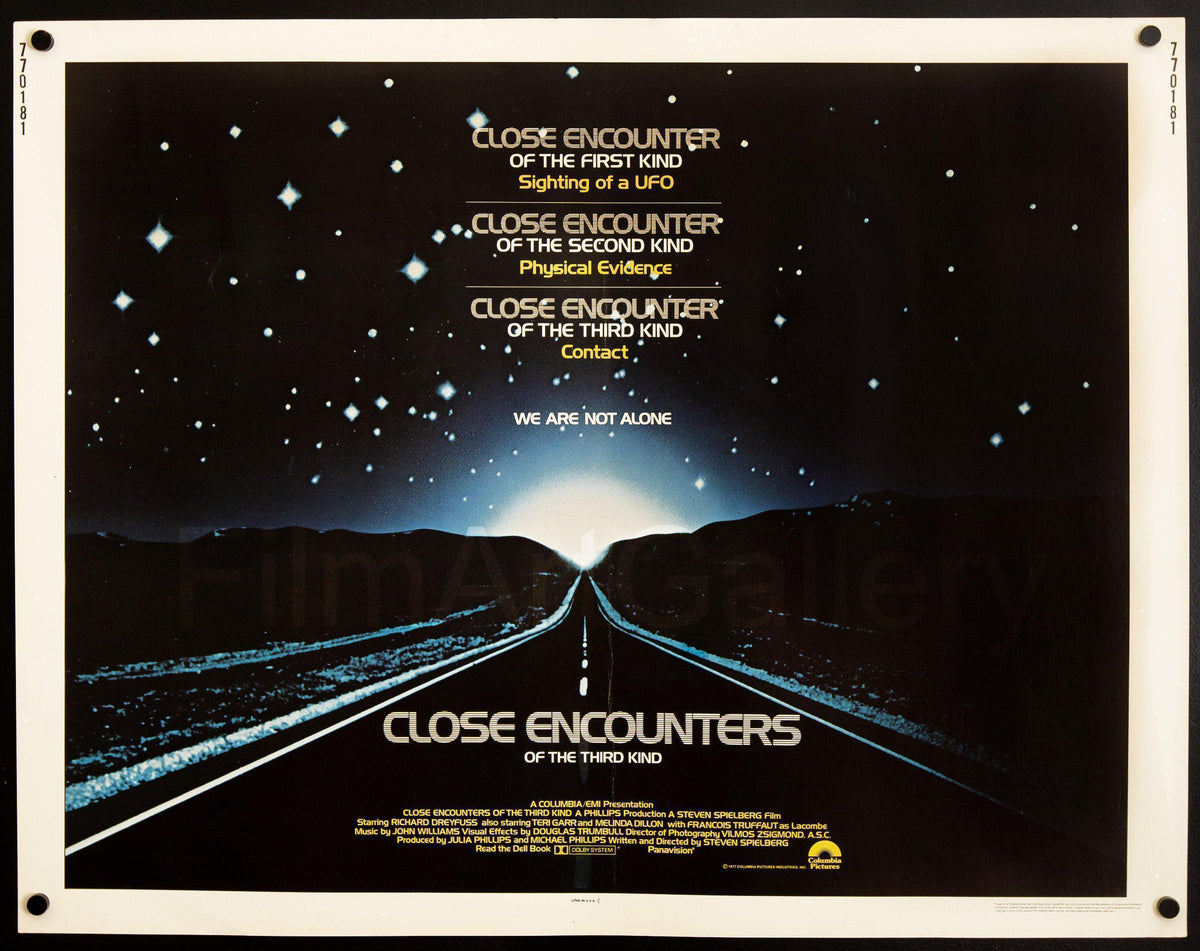 Close Encounters of the Third Kind Original Vintage Movie Poster