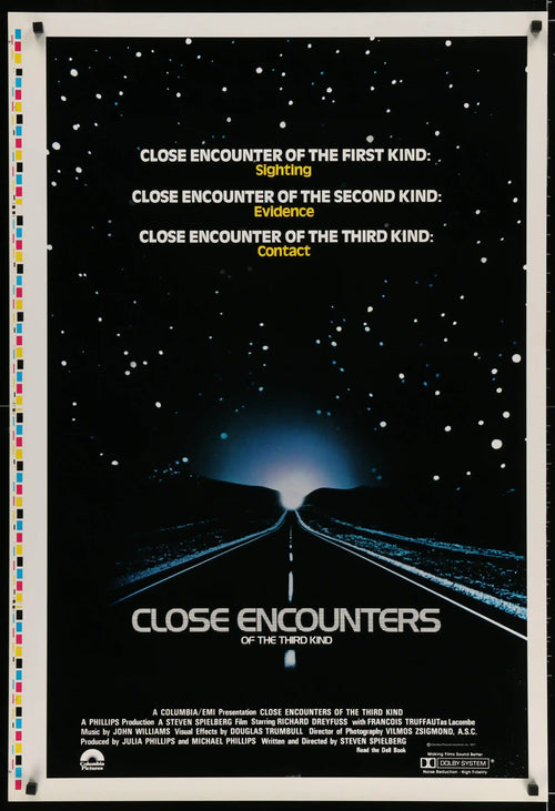 Close Encounters of the Third Kind Original Vintage Movie Poster