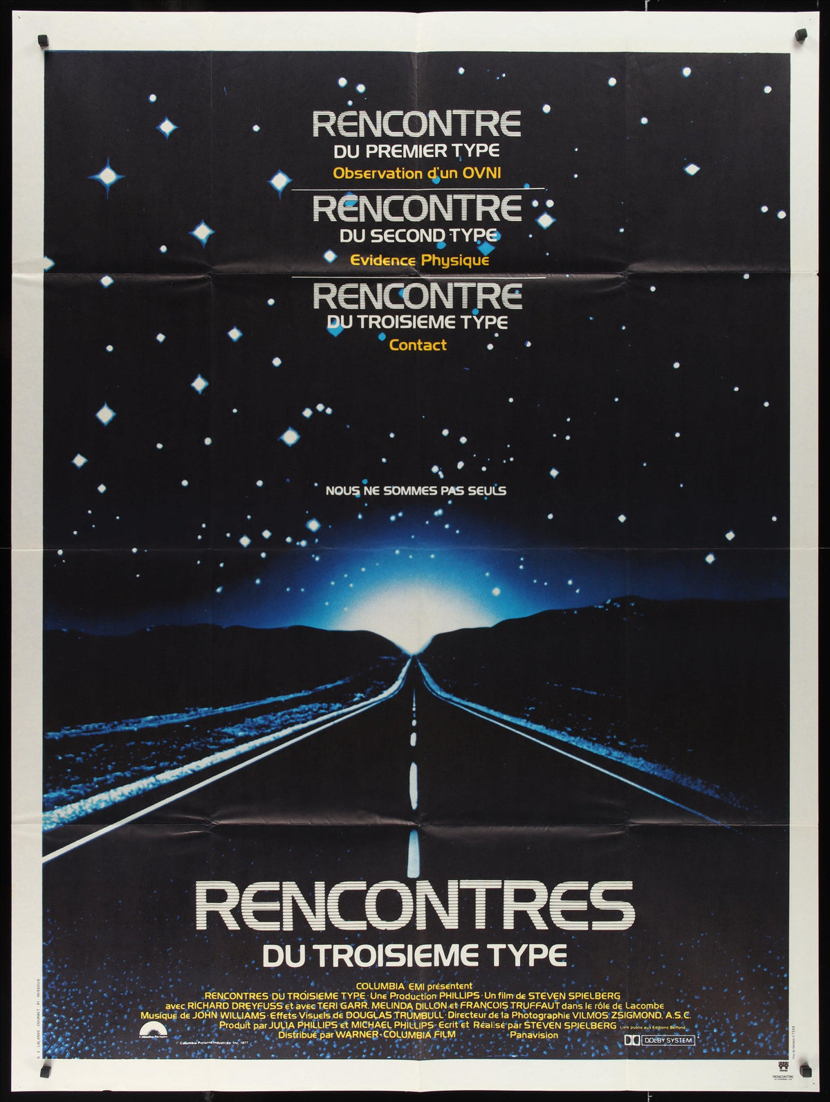 Close Encounters of the Third Kind Original Vintage Movie Poster