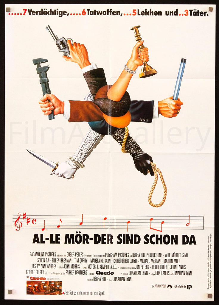 Clue German A1 (23x33) Original Vintage Movie Poster