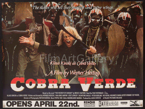 Cobra Verde Original Vintage Movie Poster