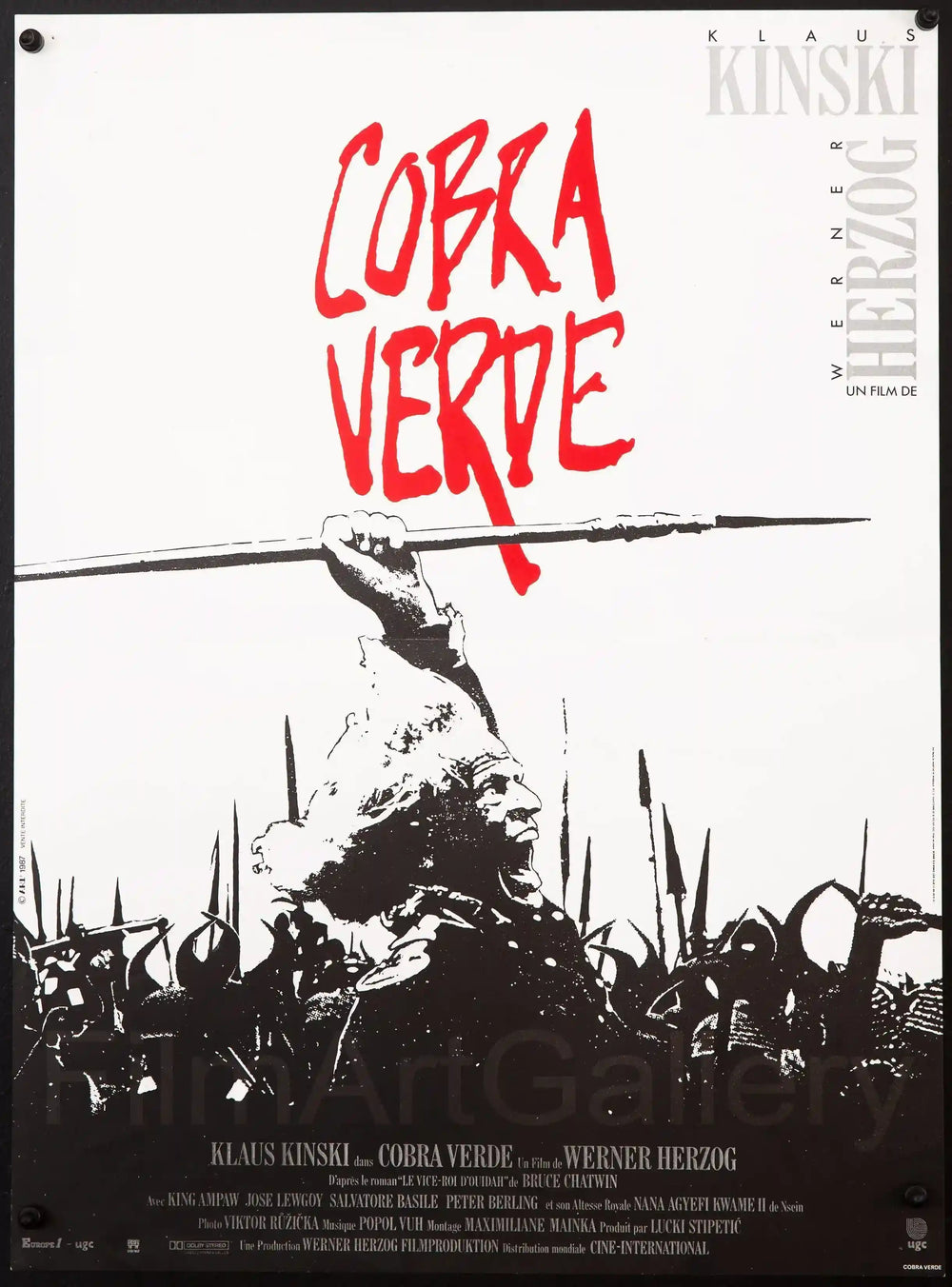 Cobra Verde Original Vintage Movie Poster