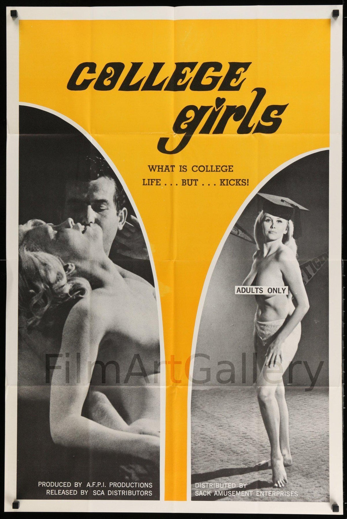 College Girls Original Vintage Movie Poster