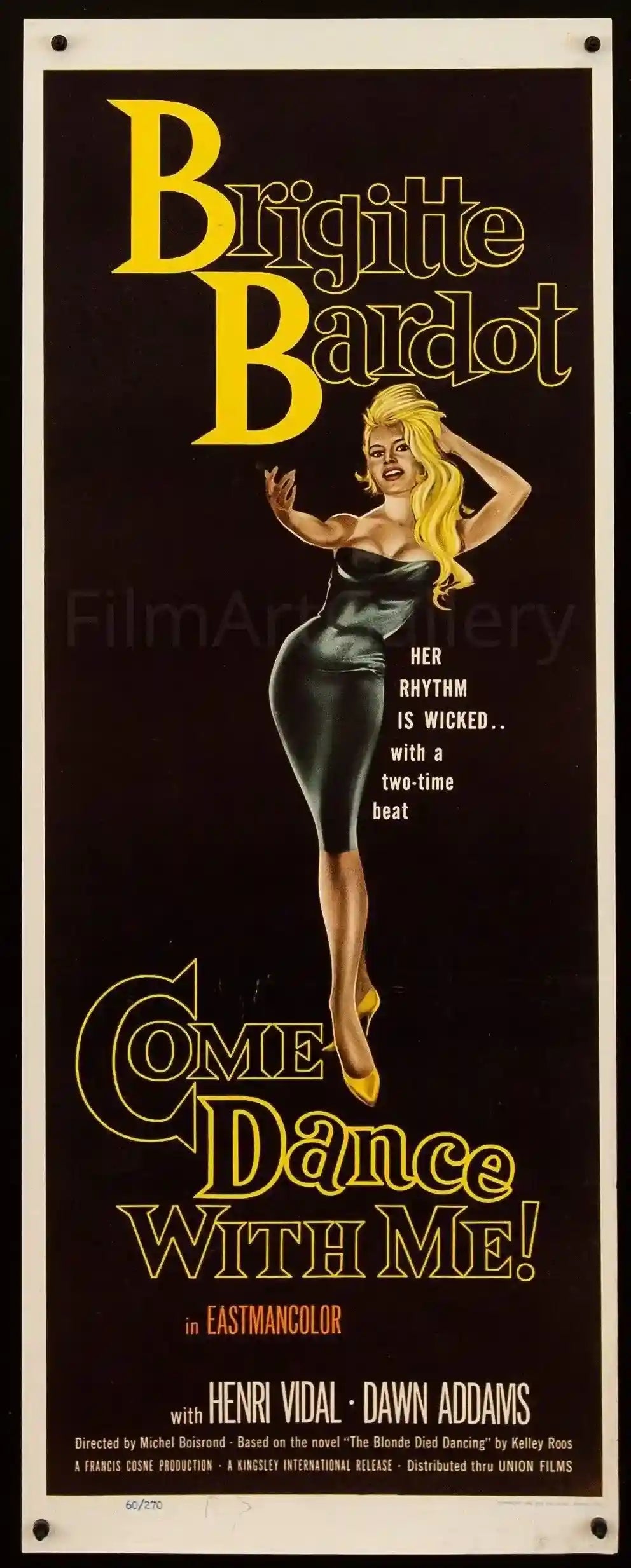 Come Dance with Me (Voulez-Vous Danser Avec Moi) Original Vintage Movie Poster