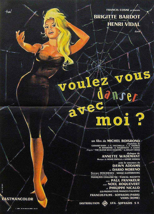 Come Dance with Me (Voulez-Vous Danser Avec Moi) Original Vintage Movie Poster