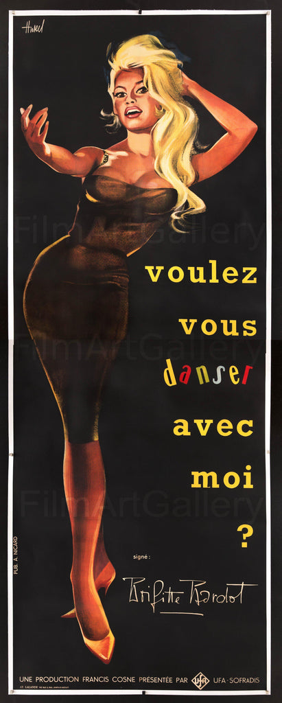 Come Dance with Me (Voulez-Vous Danser Avec Moi) Original Vintage Movie Poster