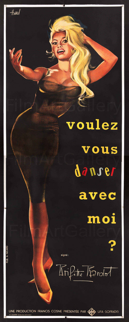 Come Dance with Me (Voulez-Vous Danser Avec Moi) Original Vintage Movie Poster