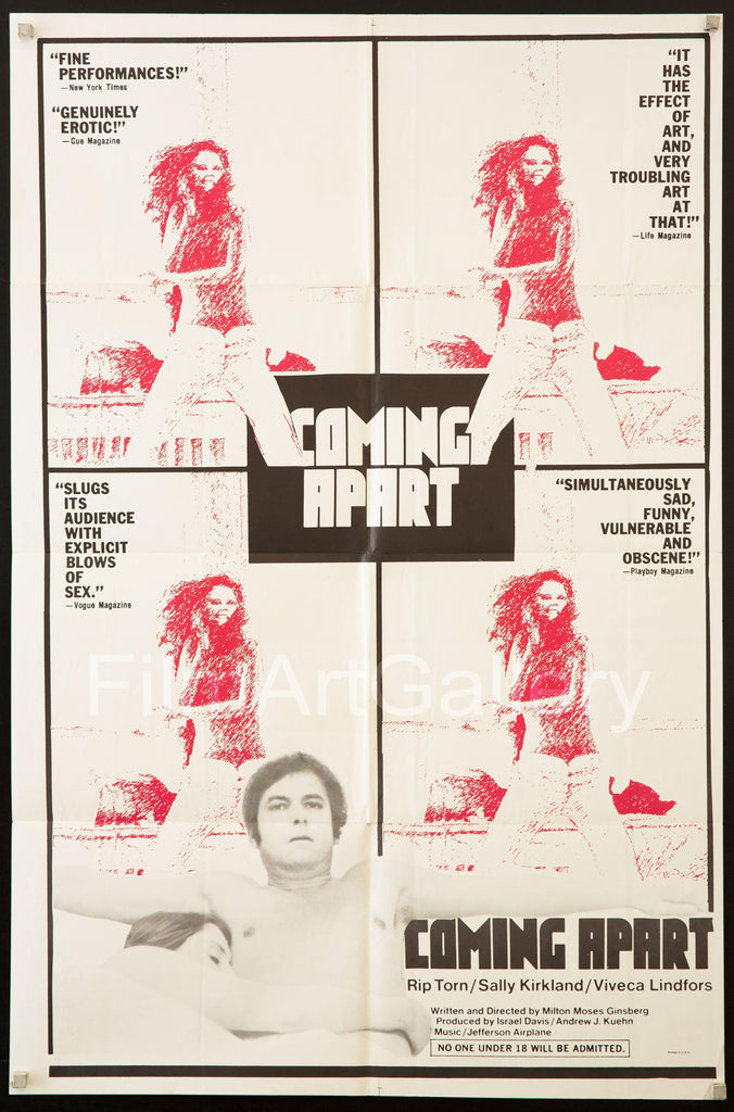 Coming Apart Original Vintage Movie Poster