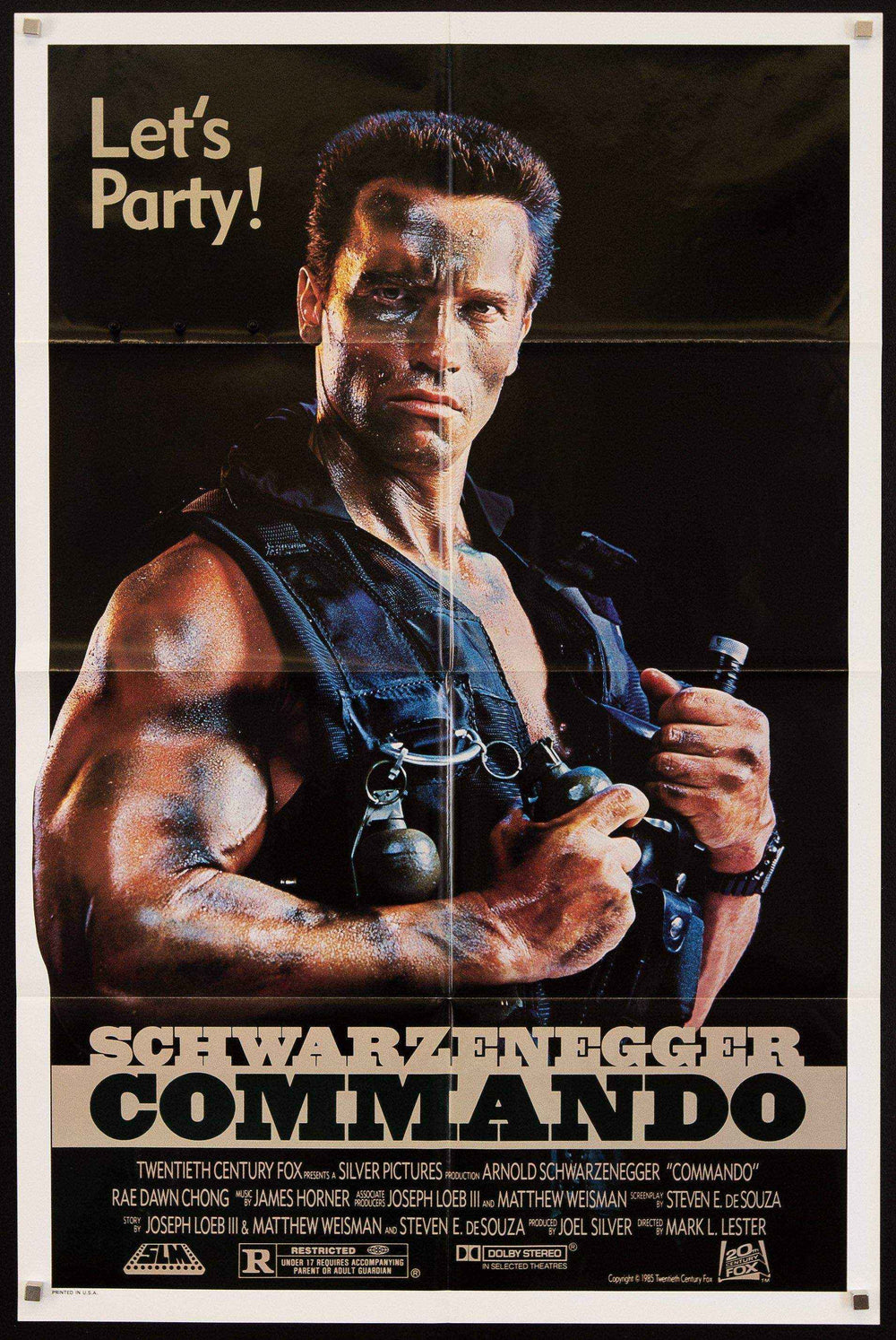 Commando Original Vintage Movie Poster