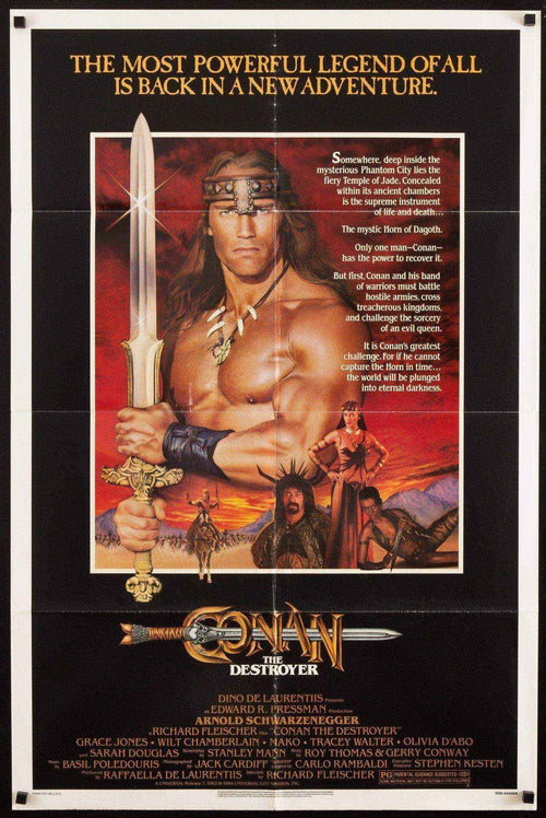 Conan the Destroyer Original Vintage Movie Poster