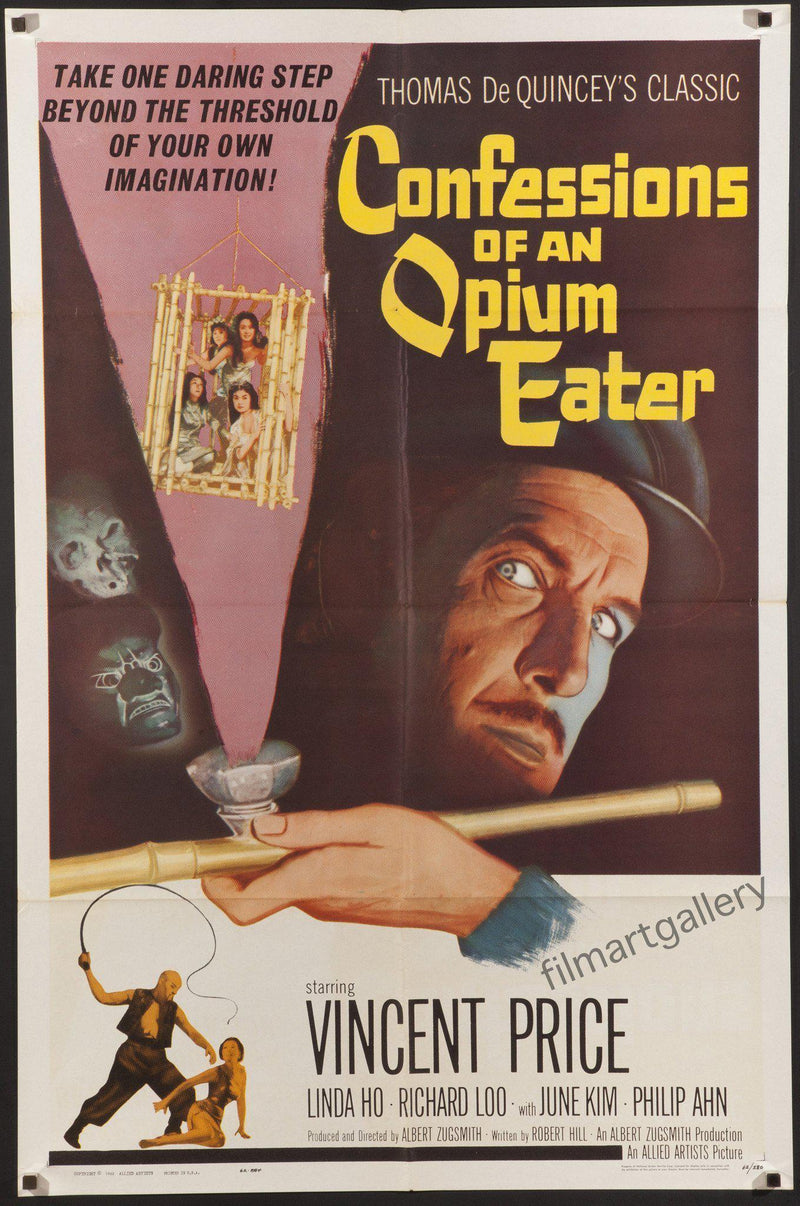 Confessions of an Opium Eater 1 Sheet (27x41) Original Vintage Movie Poster
