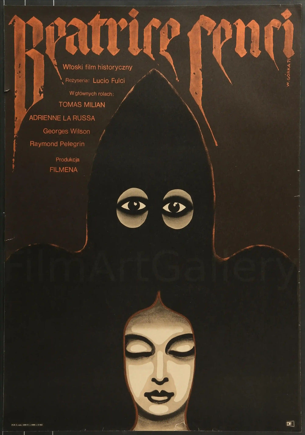 Conspiracy of Torture (Beatrice Cenci) Original Vintage Movie Poster