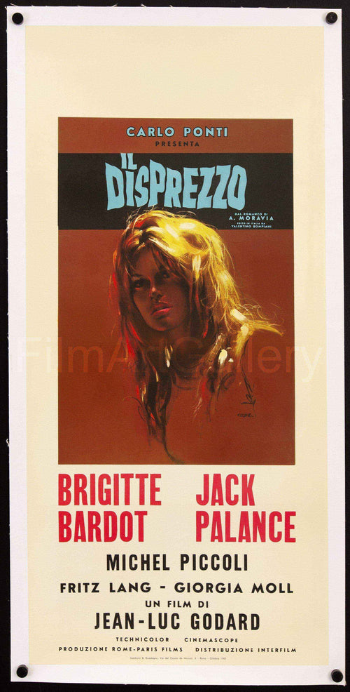 Contempt (Le Mepris/Il Disprezzo) Original Vintage Movie Poster