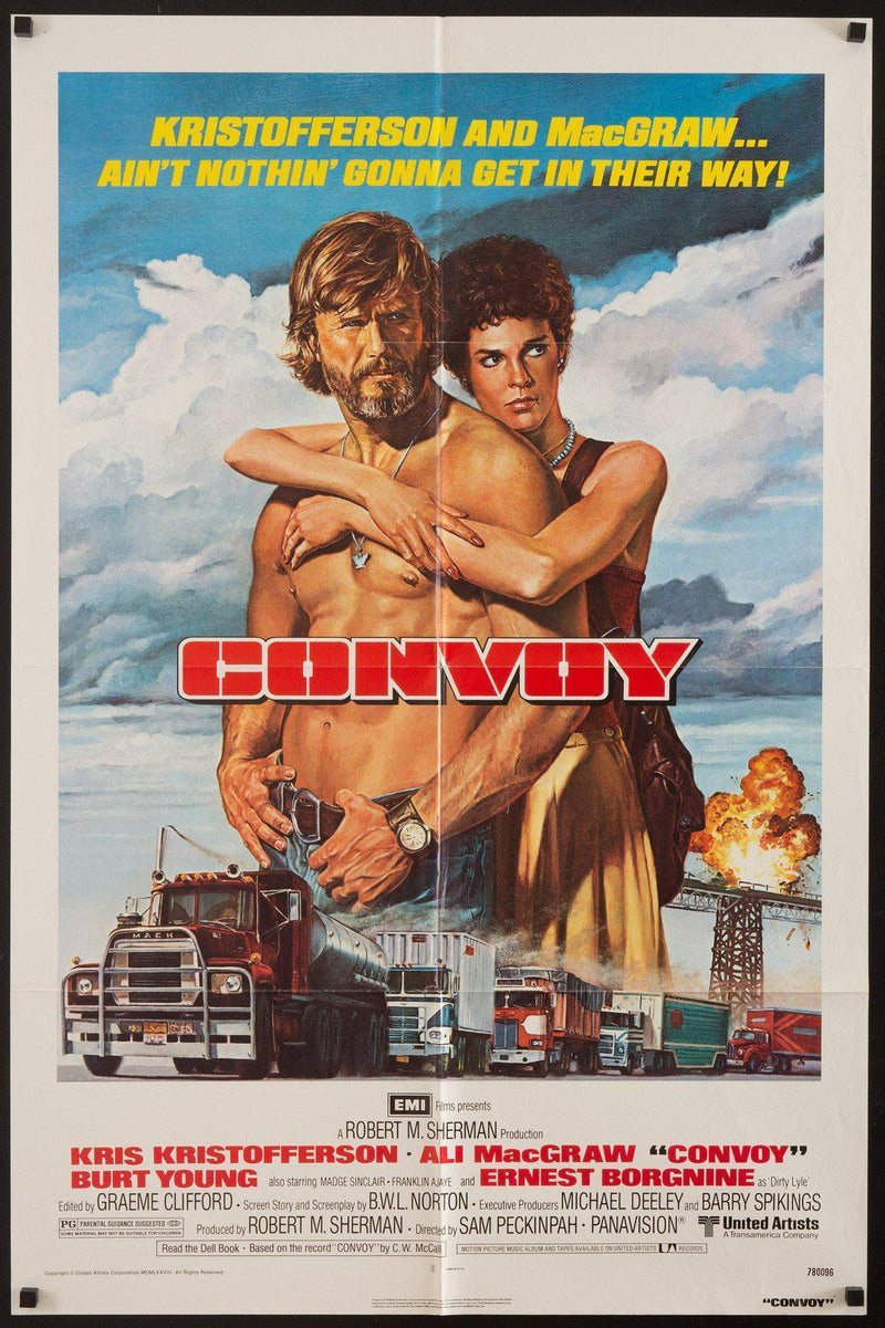 Convoy 1 Sheet (27x41) Original Vintage Movie Poster