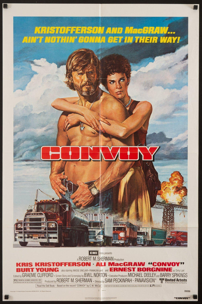 Convoy Original Vintage Movie Poster