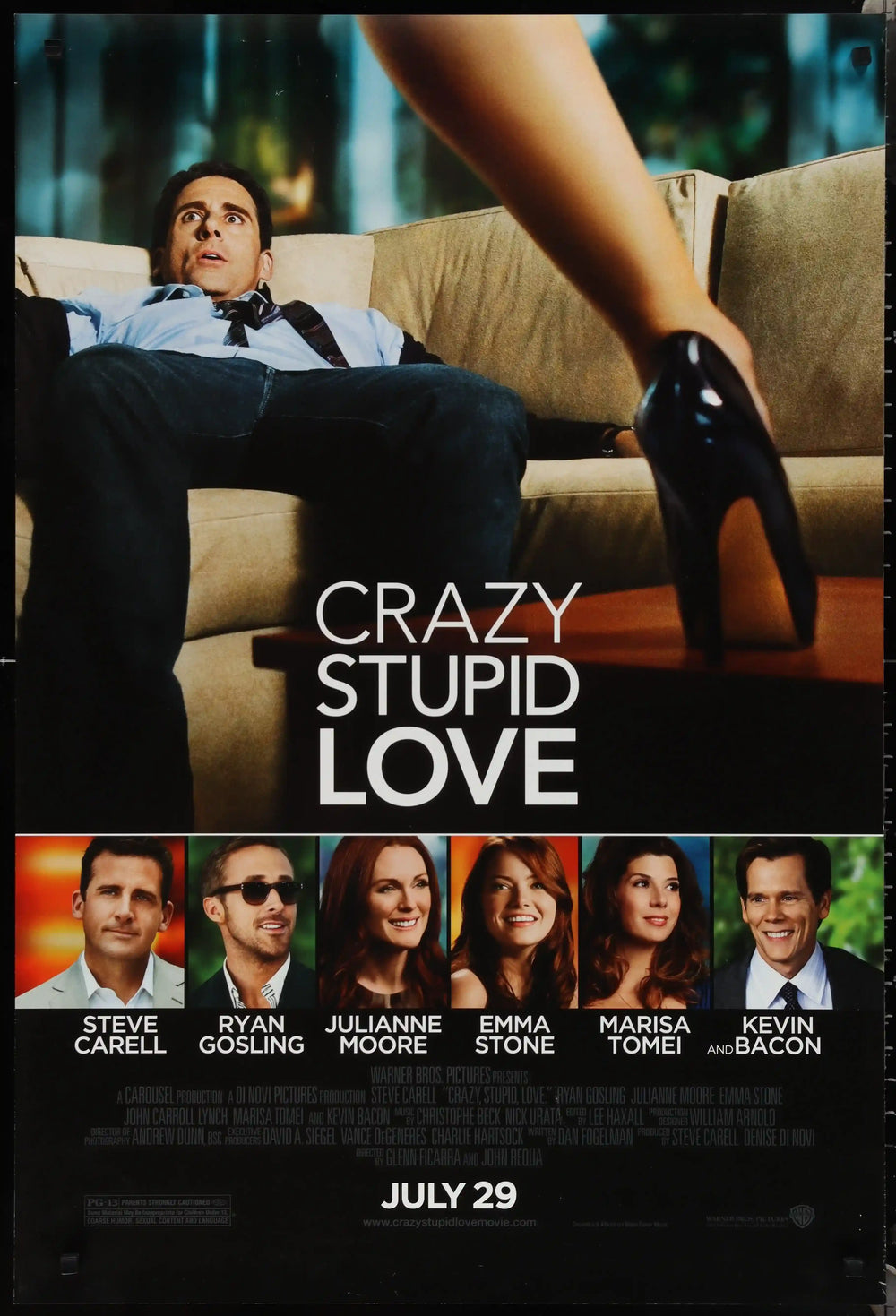 Crazy, Stupid, Love Original Vintage Movie Poster
