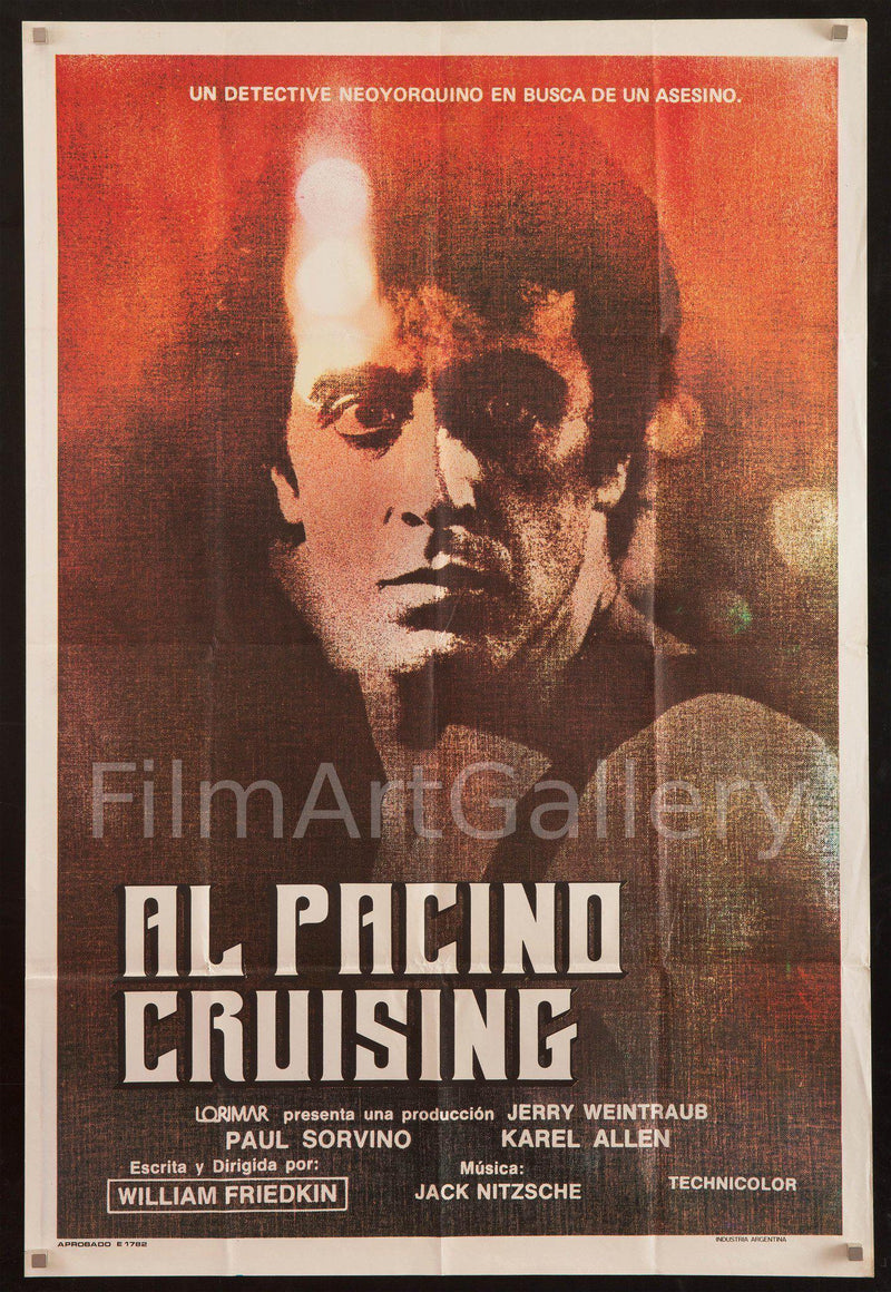 Cruising 1 Sheet (27x41) Original Vintage Movie Poster