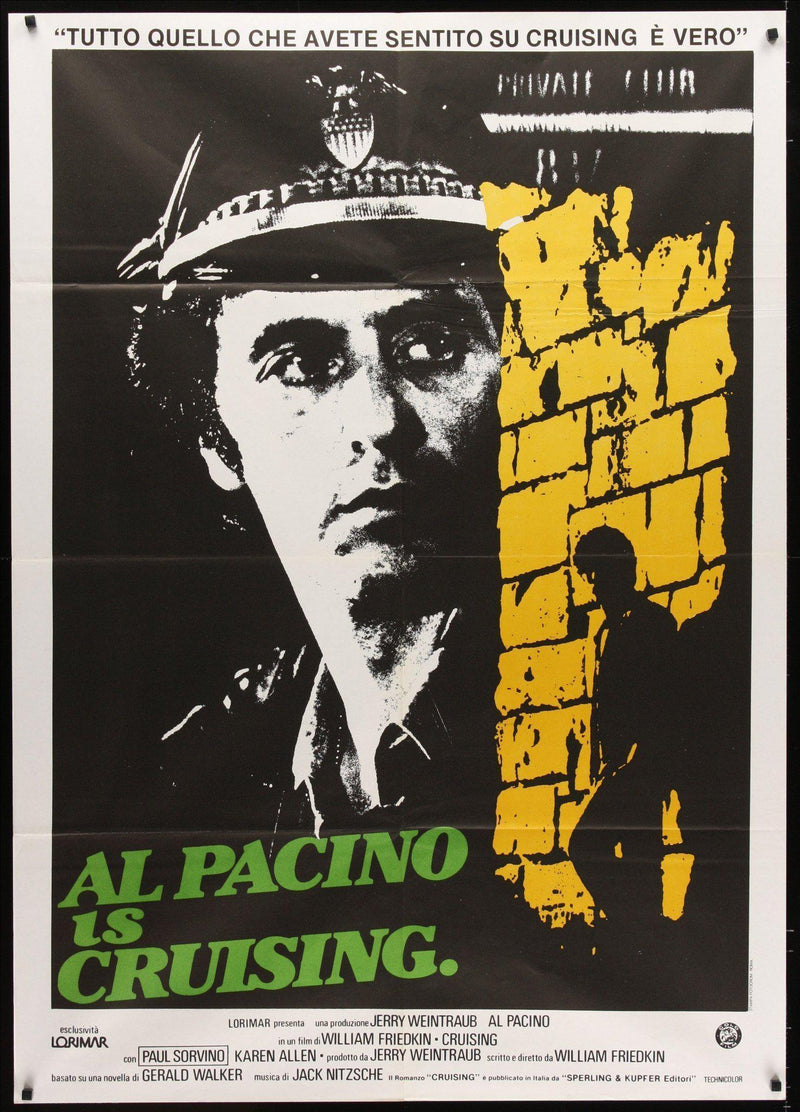 Cruising Italian 2 foglio (39x55) Original Vintage Movie Poster