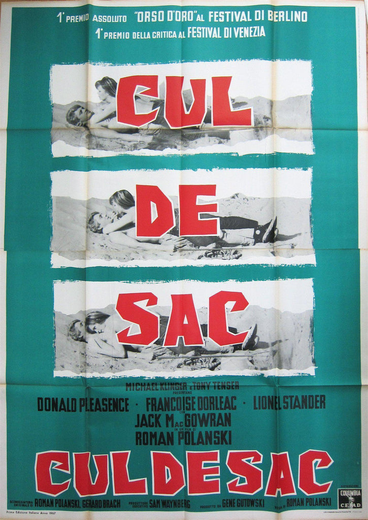 Cul De Sac Italian 4 foglio (55x78) Original Vintage Movie Poster