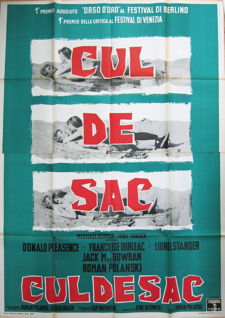 Cul De Sac Original Vintage Movie Poster