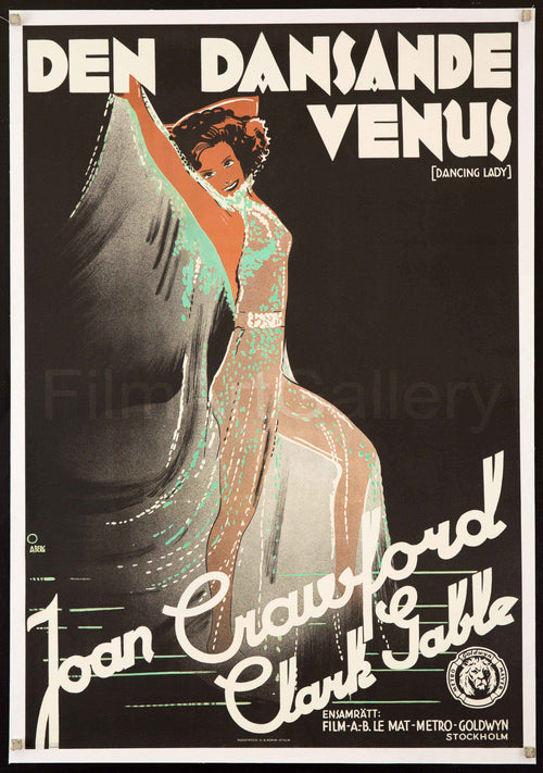 Dancing Lady Original Vintage Movie Poster