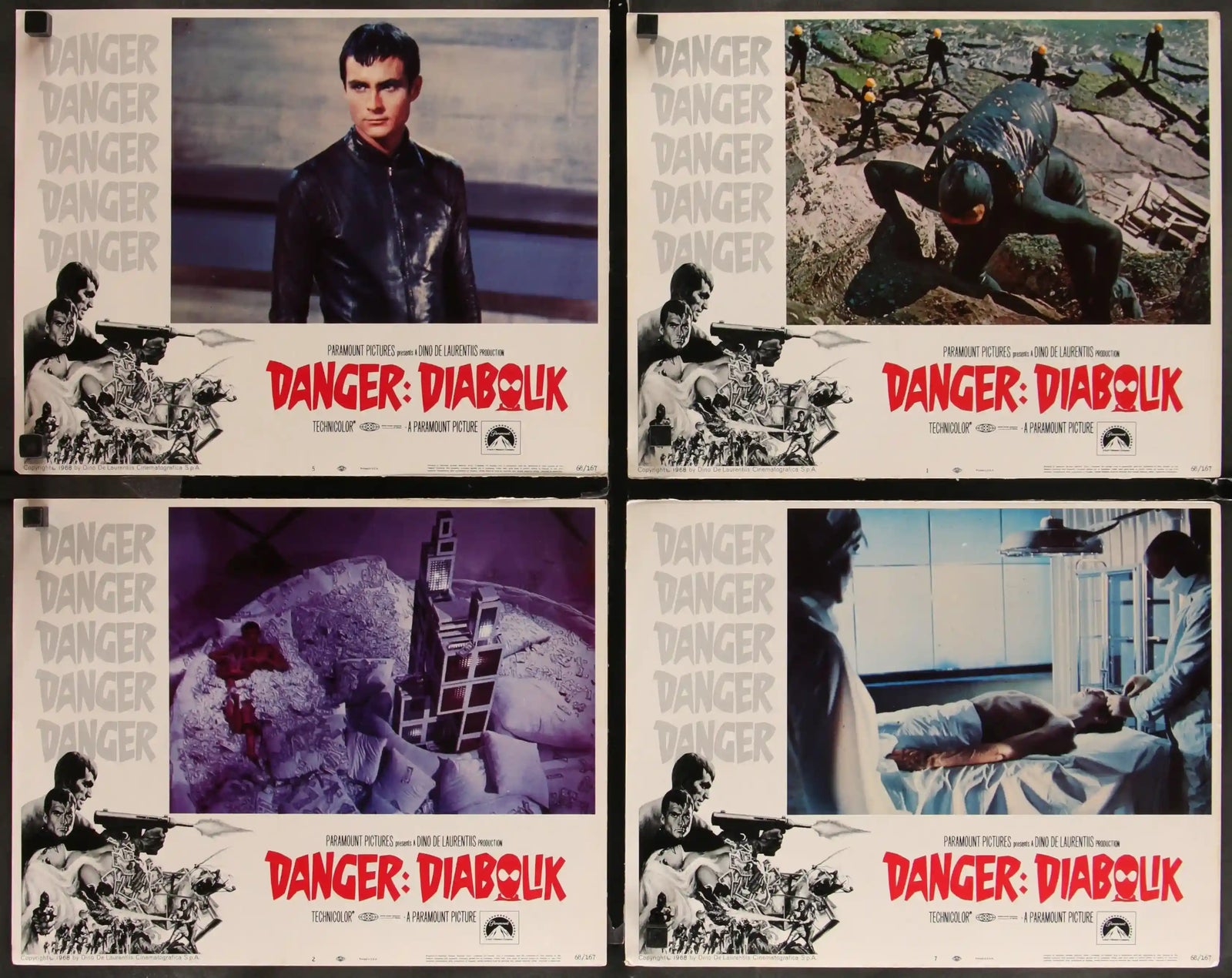 Danger: Diabolik Original Vintage Movie Poster