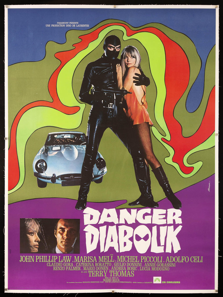 Danger: Diabolik French 1 panel (47x63) Original Vintage Movie Poster