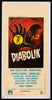 Danger: Diabolik Italian Locandina (13x28) Original Vintage Movie Poster