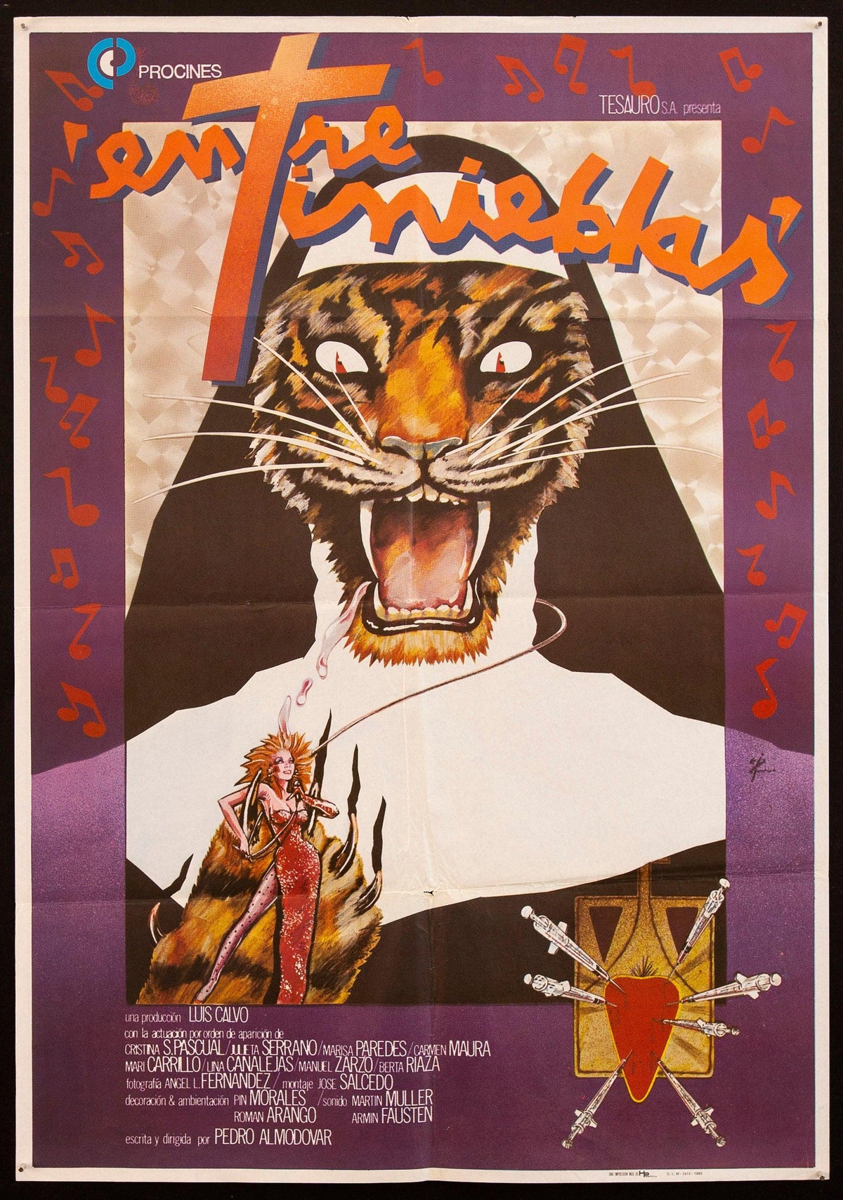 Dark Habits Original Vintage Movie Poster
