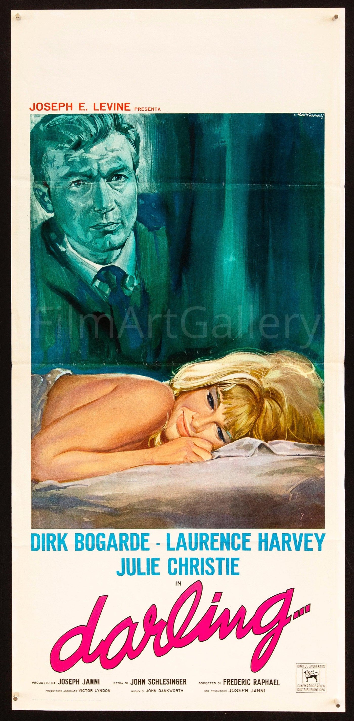 Darling Movie Poster 1965 Italian Locandina (13x28)