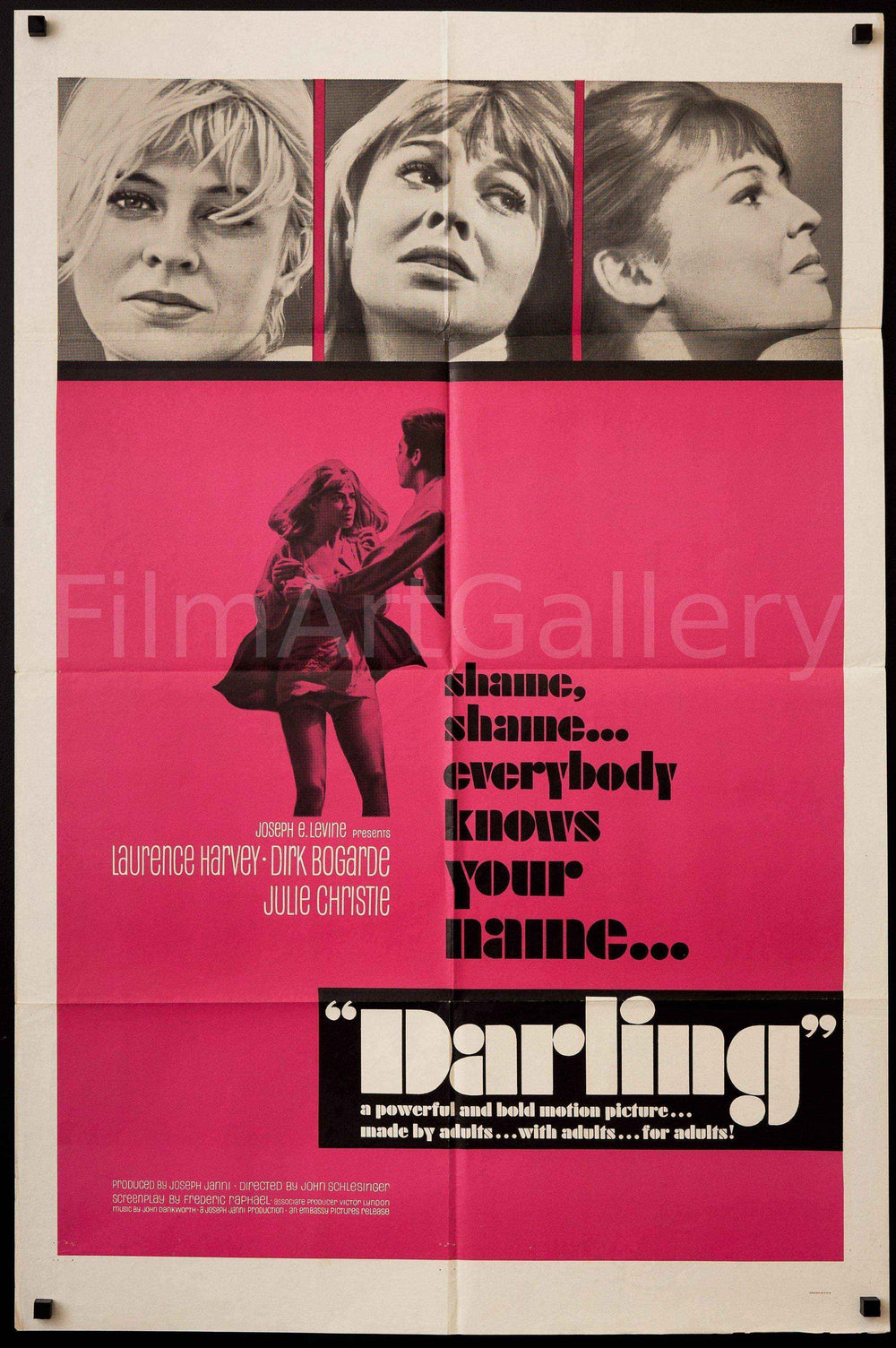 Darling Original Vintage Movie Poster