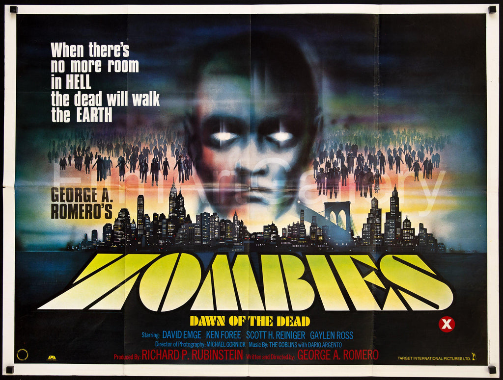 Dawn of the Dead Original Vintage Movie Poster