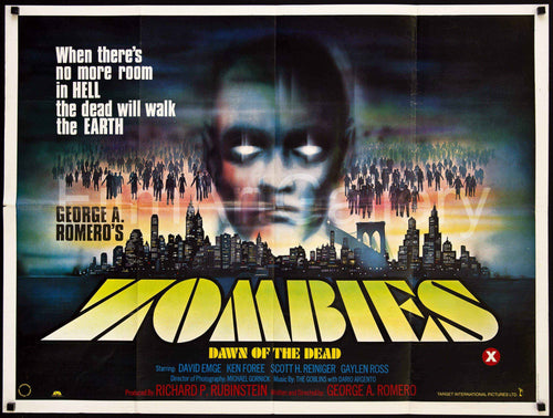 Dawn of the Dead Original Vintage Movie Poster