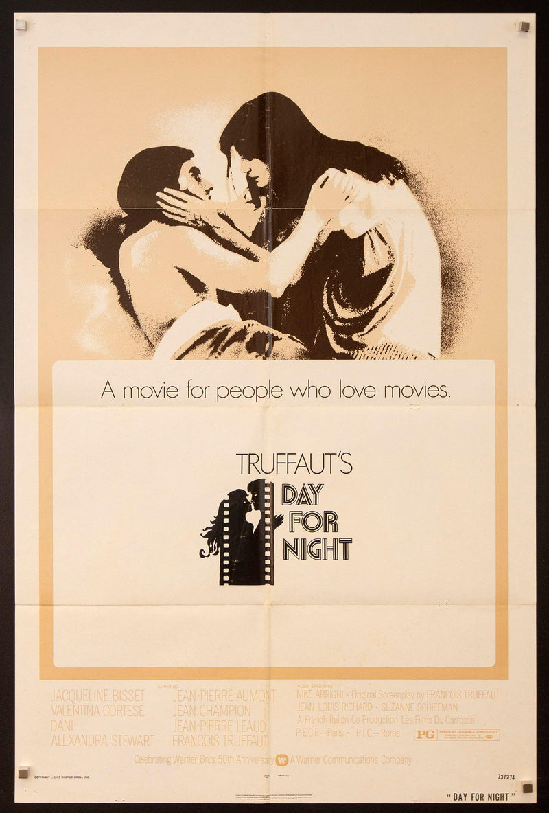Day for Night (La Nuit Americaine) 1 Sheet (27x41) Original Vintage Movie Poster