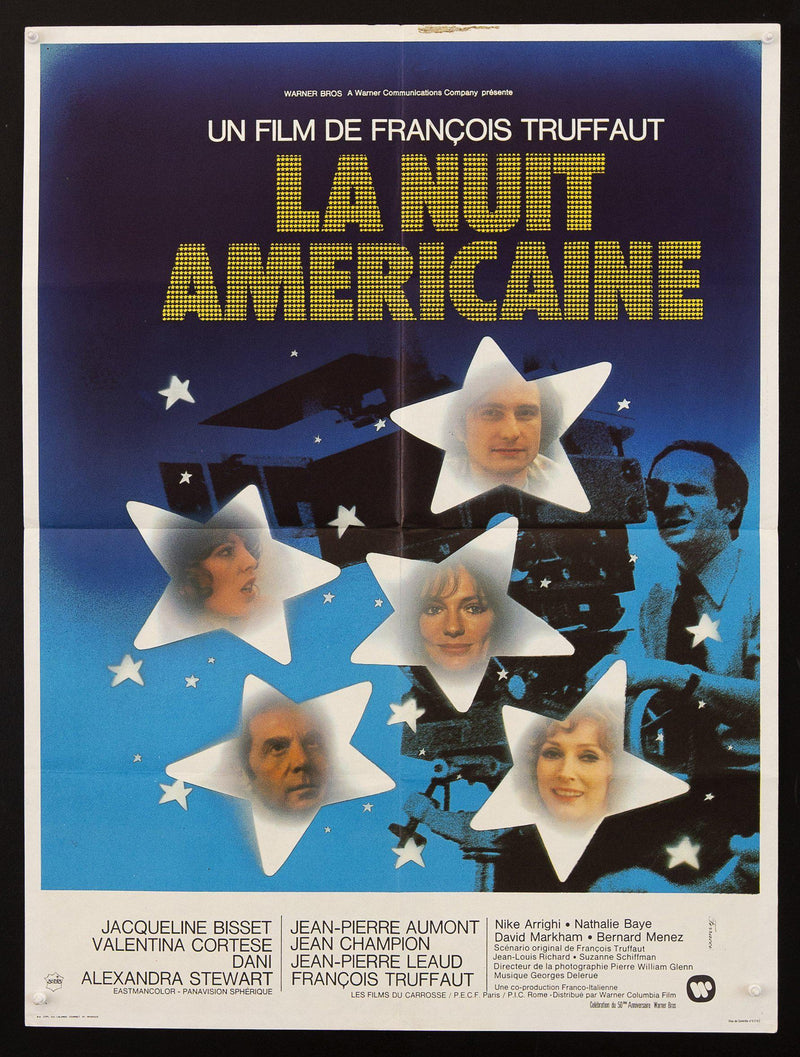Day for Night (La Nuit Americaine) French small (23x32) Original Vintage Movie Poster