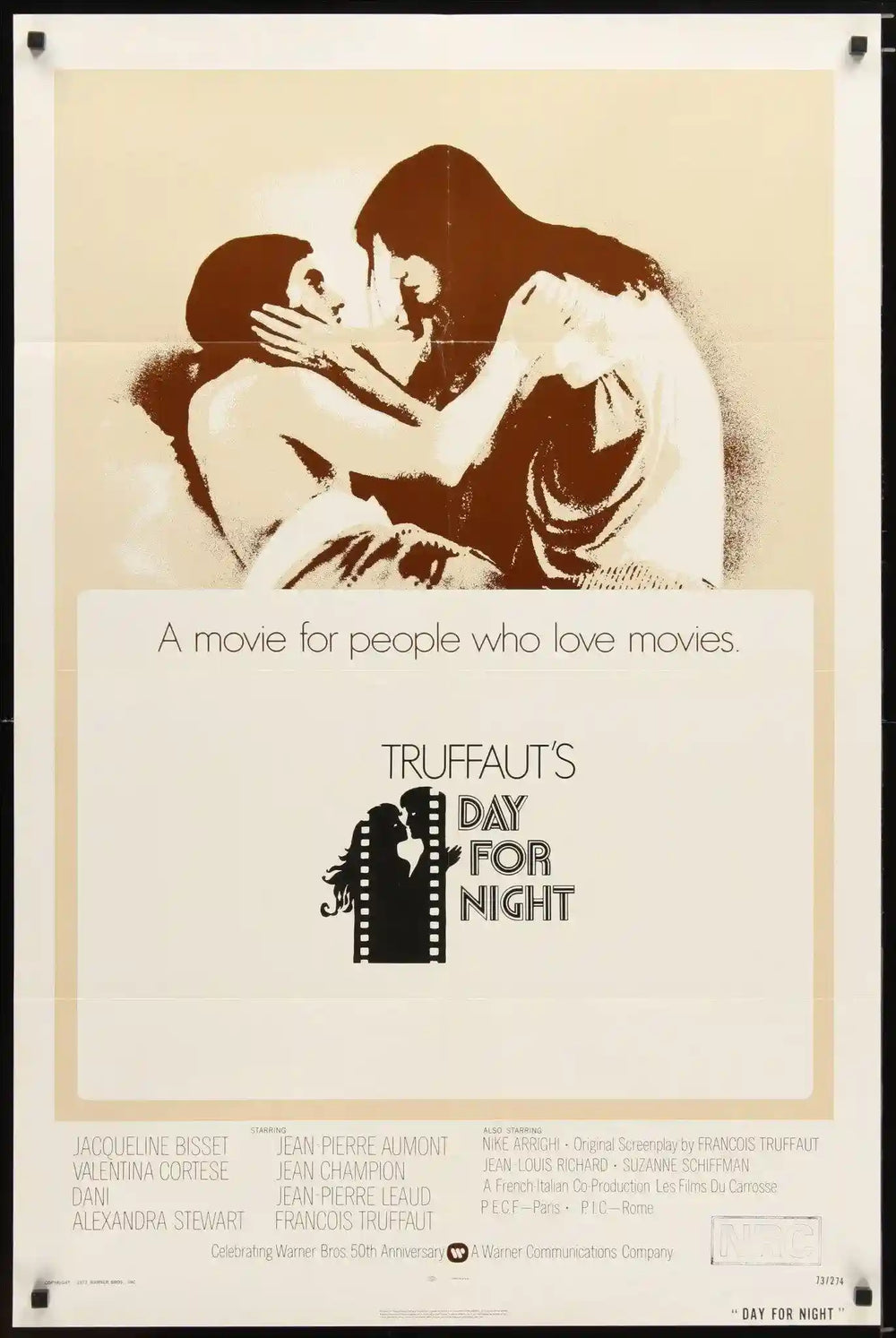 Day for Night (La Nuit Americaine) Original Vintage Movie Poster