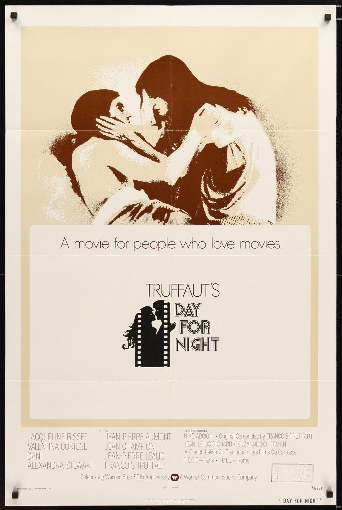 Day for Night (La Nuit Americaine) Original Vintage Movie Poster