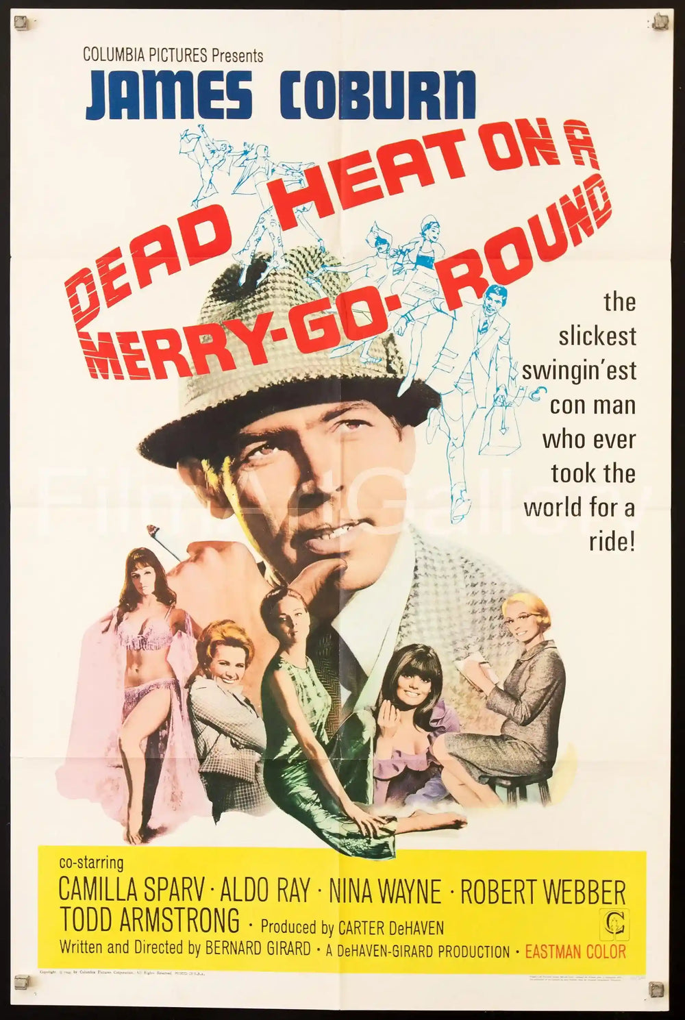 Dead Heat On A Merry-Go-Round Original Vintage Movie Poster
