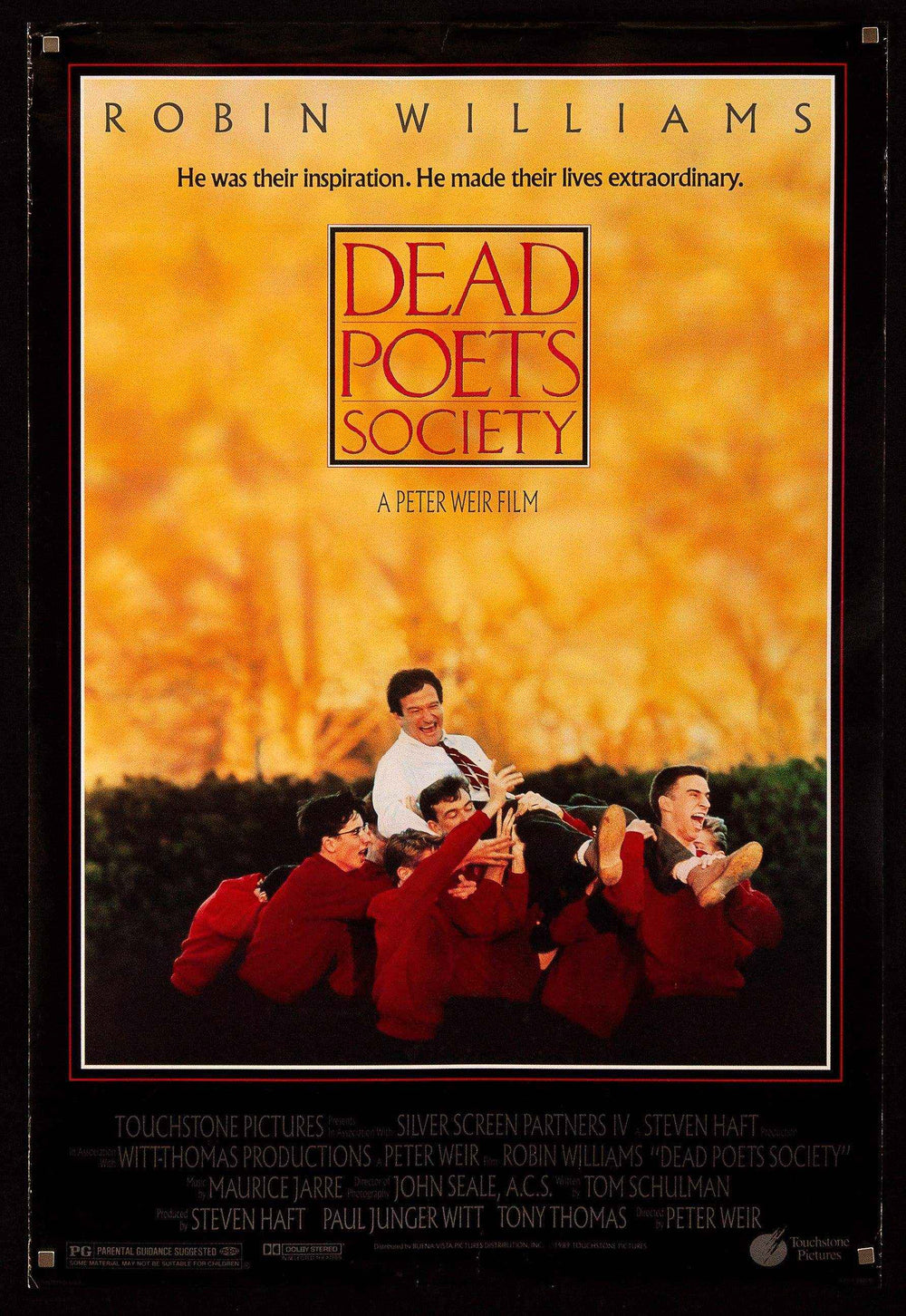 Dead Poets Society Original Vintage Movie Poster
