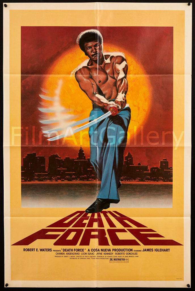 Death Force Original Vintage Movie Poster