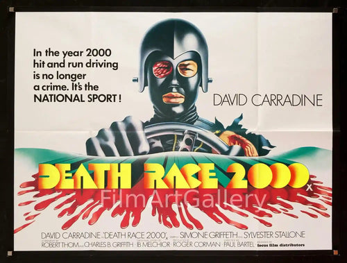 Death Race 2000 Original Vintage Movie Poster